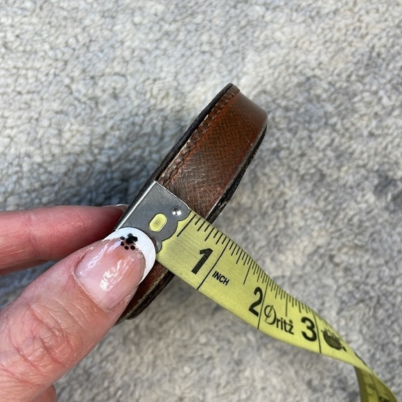 Vintage Louis Vuitton Porte Monnaie Cubetto Brown Monogram Coin Case Rounded - Picture 17 of 17